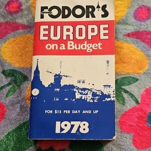 Fodor's Europe on a Budget 1978 Book